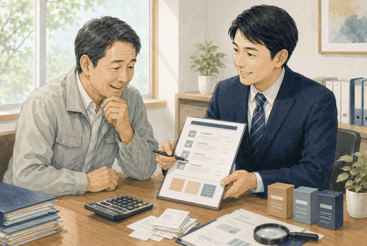 税務調査について税理士へ相談する経営者