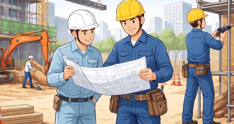 建設業の画像